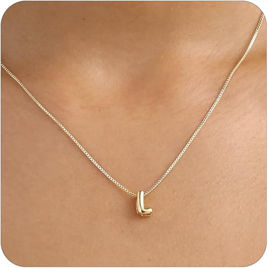 Air Initial Necklace