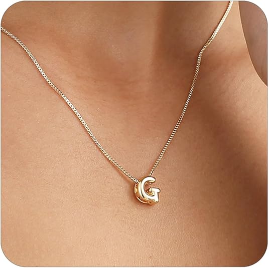 Air Initial Necklace