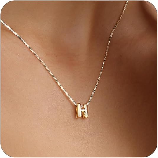 Air Initial Necklace
