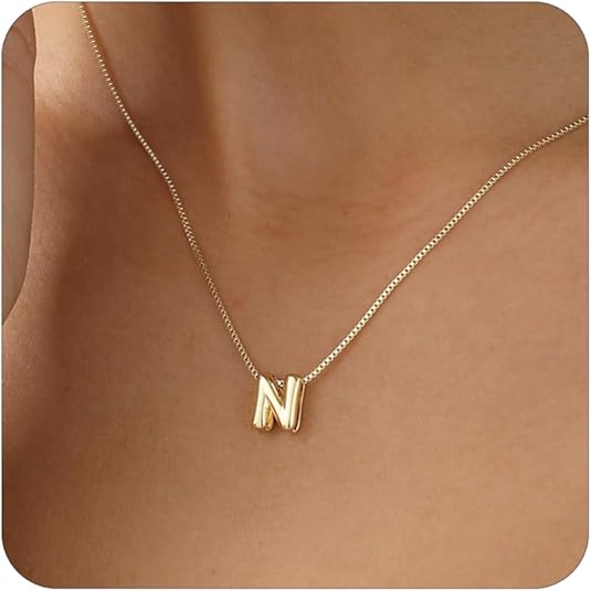 Air Initial Necklace