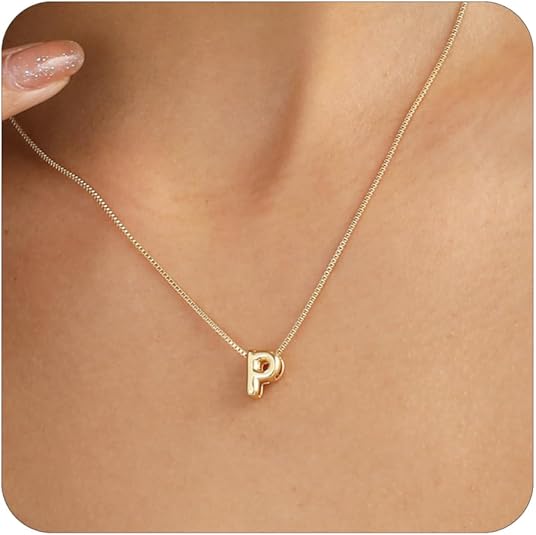 Air Initial Necklace