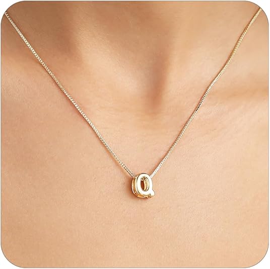Air Initial Necklace