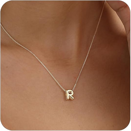 Air Initial Necklace