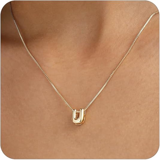 Air Initial Necklace