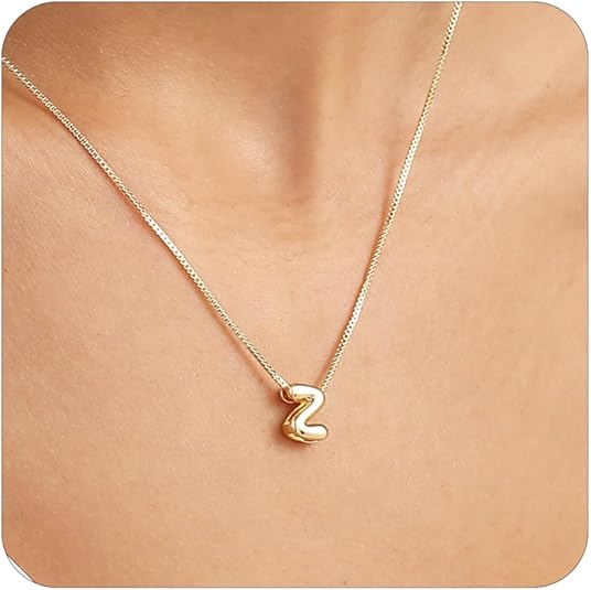 Air Initial Necklace